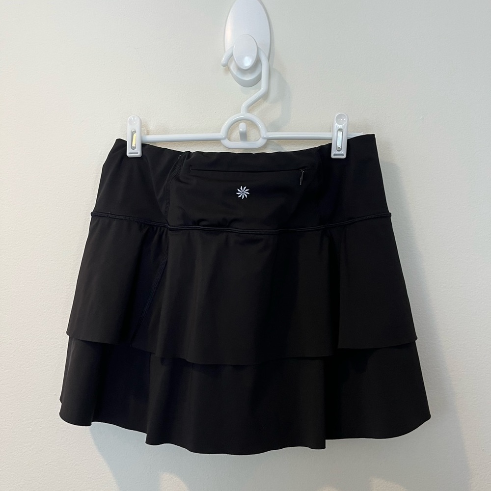 Athleta Black Tiered Tennis Skort
